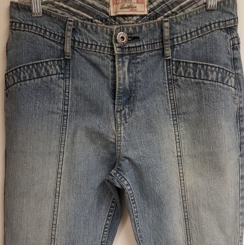 Levi's Strauss‎ Signature Bootcut Stretch Jean's Boho Rustic Women's Size 4 - Picture 6 of 6